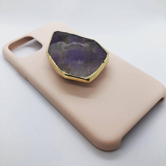 Amethyst Collection Crystal Phone Holder