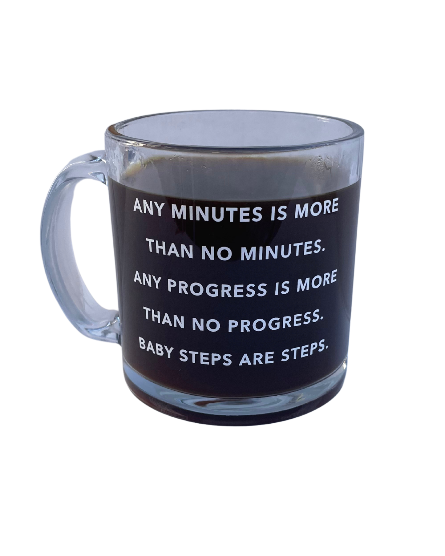 Any Minutes - Glass Mug